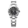 Rolex 278274-0001 Datejust 31Mm Stainless Steel - White Gold Oyster Black Dial Watch