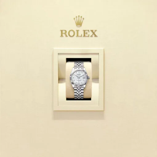 Rolex 278274-0006 Datejust 31Mm Stainless Steel - White Gold Jubilee White Mother-Of-Pearl Diamond-Set Dial Watch - Image 2