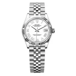Rolex 278274-0010 Datejust 31mm Stainless Steel - White Gold Jubilee White Dial Watch