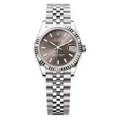 Rolex 278274-0016 Datejust 31mm Stainless Steel - White Gold Jubilee Dark Grey Dial Watch