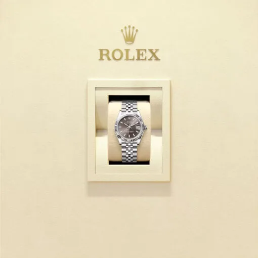 Rolex 278274-0016 Datejust 31Mm Stainless Steel - White Gold Jubilee Dark Grey Dial Watch - Image 2