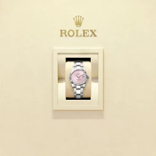 Rolex 278274-0019 Datejust 31Mm Stainless Steel - White Gold Oyster Pink Dial Watch - Image 2