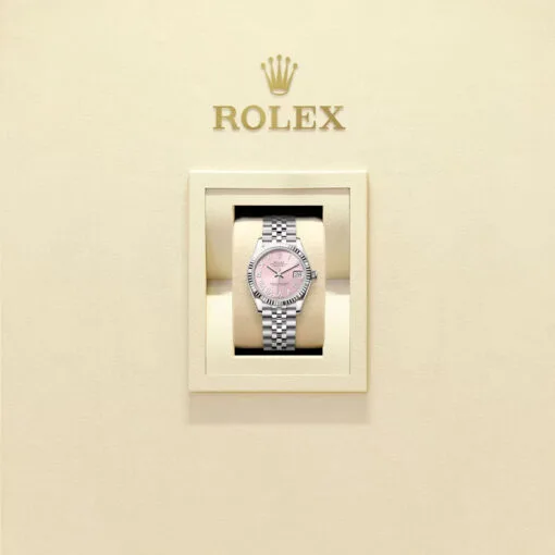 Rolex 278274-0020 Datejust 31Mm Stainless Steel - White Gold Jubilee Pink Dial Watch - Image 2