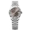 Rolex 278274-0022 Datejust 31Mm Stainless Steel - White Gold Jubilee Dark Grey Dial Watch