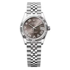 Rolex 278274-0022 Datejust 31mm Stainless Steel - White Gold Jubilee Dark Grey Dial Watch
