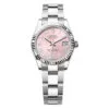 Rolex 278274-0023 Datejust 31Mm Stainless Steel - White Gold Oyster Pink Diamond-Set Dial Watch