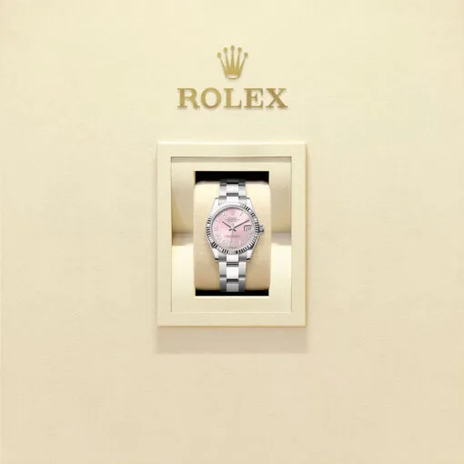 Rolex 278274-0023 Datejust 31Mm Stainless Steel - White Gold Oyster Pink Diamond-Set Dial Watch - Image 2