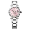 Rolex 278274-0031 Datejust 31Mm Stainless Steel - White Gold Oyster Pink Diamond-Set Dial Watch
