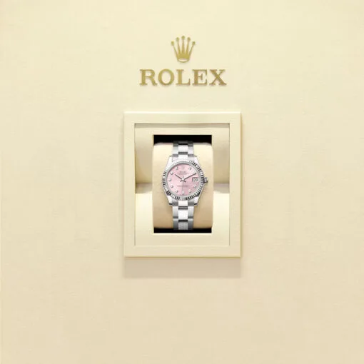 Rolex 278274-0031 Datejust 31Mm Stainless Steel - White Gold Oyster Pink Diamond-Set Dial Watch - Image 2