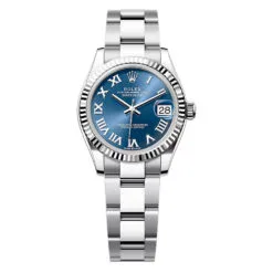 Rolex 278274-0033 Datejust 31mm Stainless Steel - White Gold Oyster Blue Dial Watch