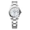 Rolex 278344Rbr-0005 Datejust 31Mm Stainless Steel - White Gold Diamond Oyster Mother-Of-Pearl Diamond-Set Dial Watch