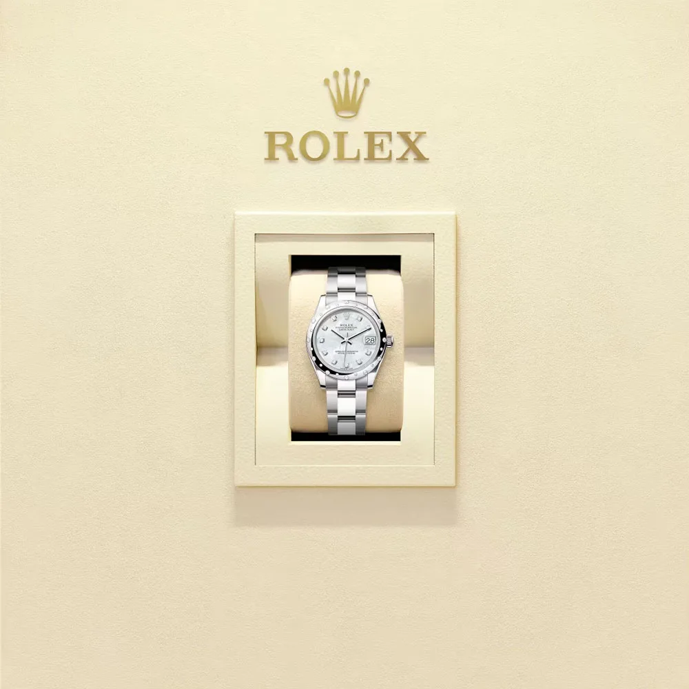 Rolex 278344Rbr-0005 Datejust 31Mm Stainless Steel - White Gold Diamond Oyster Mother-Of-Pearl Diamond-Set Dial Watch - Image 2