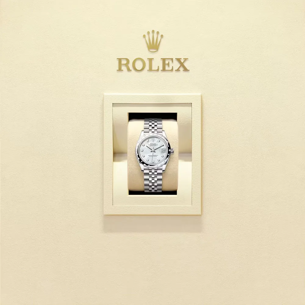 Rolex 278344Rbr-0006 Datejust 31Mm Stainless Steel - White Gold Diamond Jubilee Mother-Of-Pearl Diamond-Set Dial Watch - Image 2