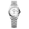 Rolex 278344Rbr-0012 Datejust 31Mm Stainless Steel - White Gold Diamond Jubilee White Dial Watch