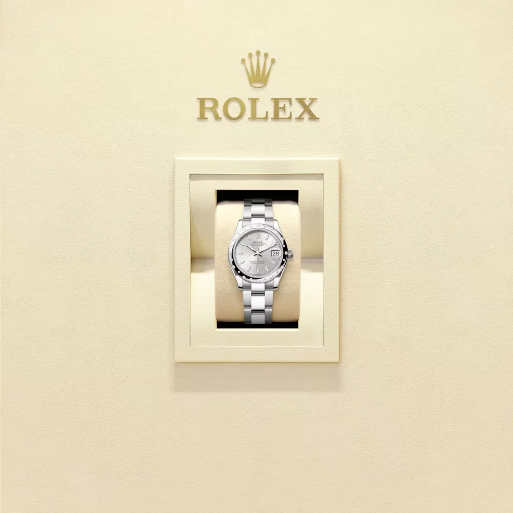 Rolex 278344Rbr-0013 Datejust 31Mm Stainless Steel - White Gold Diamond Oyster Silver Dial Watch - Image 2