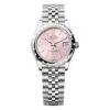 Rolex 278344Rbr-0016 Datejust 31Mm Stainless Steel - White Gold Diamond Jubilee Pink Dial Watch
