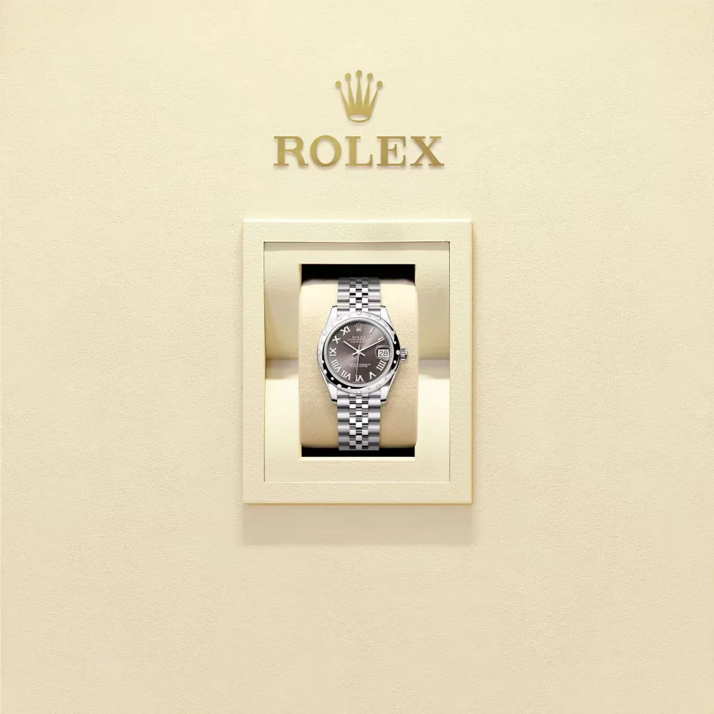Rolex 278344Rbr-0024 Datejust 31Mm Stainless Steel - White Gold Diamond Jubilee Dark Grey Dial Watch - Image 2