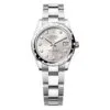 Rolex 278344Rbr-0031 Datejust 31Mm Stainless Steel - White Gold Oyster Silver Diamond-Set Dial Watch