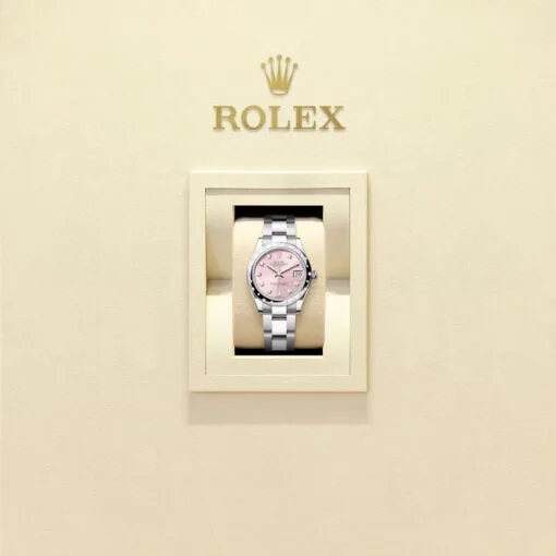 Rolex 278344Rbr-0033 Datejust 31Mm Stainless Steel - White Gold Diamond Oyster Pink Diamond-Set Dial Watch - Image 2