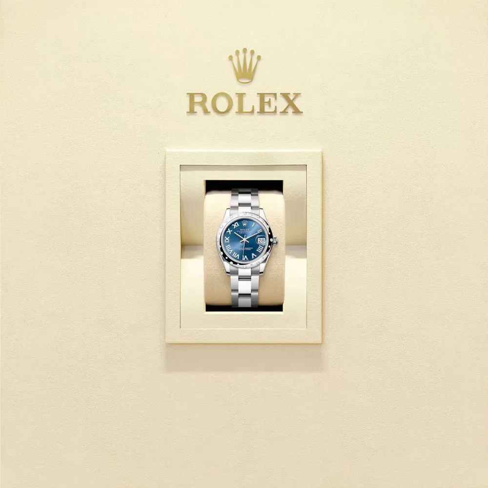 Rolex 278344Rbr-0035 Datejust 31Mm Stainless Steel - White Gold Diamond Oyster Blue Dial Watch - Image 2