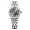Rolex 278384Rbr-0010 Datejust 31Mm Stainless Steel - White Gold Diamond Jubilee Dark Grey Diamond-Set Dial Watch