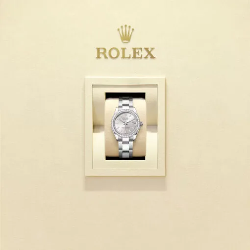Rolex 278384Rbr-0015 Datejust 31Mm Stainless Steel - White Gold Diamond Oyster Silver Dial Watch - Image 2