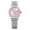 Rolex 278384Rbr-0024 Datejust 31Mm Stainless Steel - White Gold Diamond Jubilee Pink Dial Watch