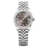 Rolex 278384Rbr-0026 Datejust 31Mm Stainless Steel - White Gold Diamond Jubilee Dark Grey Dial Watch