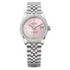 Rolex 278384Rbr-0028 Datejust 31Mm Stainless Steel - White Gold Diamond Jubilee Pink Diamond-Set Dial Watch