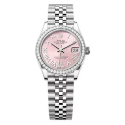 Rolex 278384rbr-0028 Datejust 31mm Stainless Steel - White Gold Diamond Jubilee Pink Diamond-set Dial Watch