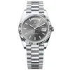 Rolex Day-Date 228236-0013 Grey Dial 40Mm Platinum Men'S Watch