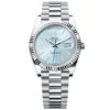 Rolex Day-Date 228236-0018 Ice Blue Stick Dial 40Mm Platinum Men'S Watch