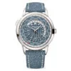 Patek Philippe 5330G-001 World Time Date Blue Dial White Gold Watch