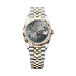 Rolex 126233-0035 Datejust 36mm Stainless Steel - Yellow Gold Jubilee Slate - Roman Dial Watch