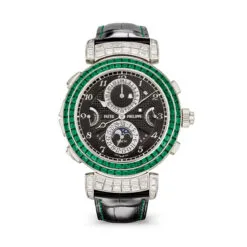 Patek Philippe 6300/403G-001 Grandmaster Chime White Gold - Emerald Black Dial Watch